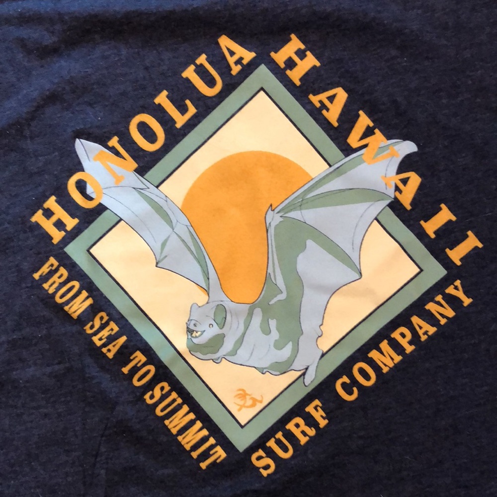 Honolua Surf Co. bat tshirt size M